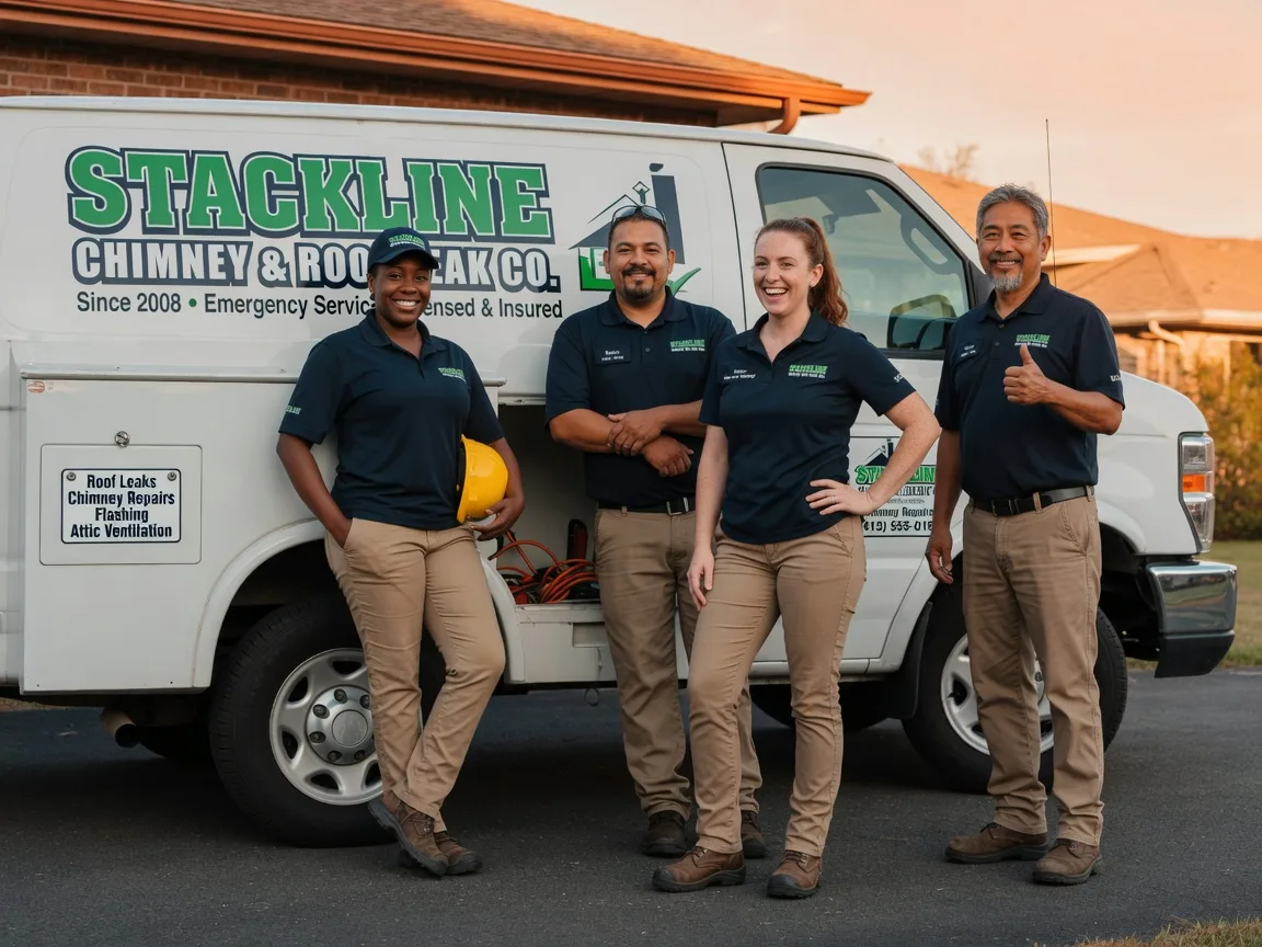 Chimney flashing repair company in Apex, NC